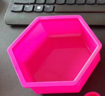 Giant pink Hexagon mould