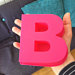 MoldyfunUSA Giant Pink Letters set of 26 Resin Mold [Wholesale Only]